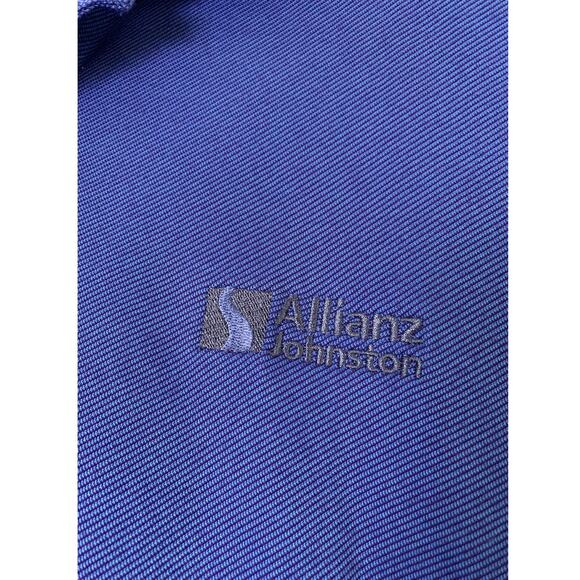 Allianz Johnston  Port Authority Men's Polo Work Shirt 2XL Blue - Picture 4 of 9